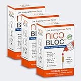 NicoBloc 3-Pack - Personalized Quit Smoking Solution | Effortless Application, Advanced Tar and Nicotine Blocking | Reduce Harm, Preserve Taste for a Seamless Journey to Quit Smoking