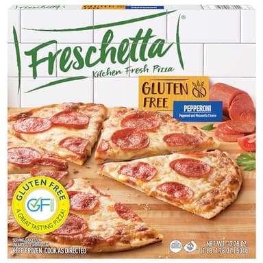 Freschetta Pepperoni Gluten Free Original Crust Frozen Pizza