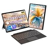 CHUWI 12.96" Windows 11 Tablet with Keyboard, Hi10 Max 2 in 1 Touchscreen Tablet, Intel N100 Quad-Core CPU, 12GB LPDDR5 512GB SSD, 2880X1920 FHD, Support WiFi 6, Bluetooth 5.2, HDMI,Type C, USB 3.2