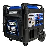 DuroMax XP9500iH 9,500-Watt Dual Fuel Portable Digital Inverter Generator - Gas & Propane, Remote Electric Start, RV & Emergency Ready