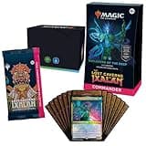 Magic: The Gathering The Lost Caverns of Ixalan Commander Deck - Explorers of The Deep (100-Card Deck, 2-Card Collector Booster Sample Pack + Accessories)