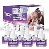 Cat Pheromones Calming Diffuser Refill 6 Pack Multicat Pheromone Diffusers Refills Relieve Anxiety Stress Reduce Spraying Fighting and Scratching for Cats Calm 48ml Fit All Common Diffusers Plug In