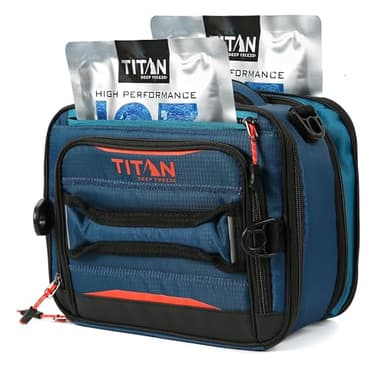 Titan High Performance Fridge Cold Expandable Insulated Lunch Box - Blue