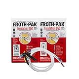 Froth-Pak 650 Spray Foam Insulation Kit, 15 ft Hose. Insulates Cavities, Penetrations & Gaps Up to 2" Thick. Yields Up to 650 Board ft. Two Component, Polyurethane, Closed Cell