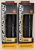 Continental Grand Prix All Rounder Bicycle 700x25 Black Chili Folding Clincher - Pair (2 Tires)