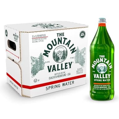 Mountain Valley Water, Water Spring, 33.8 Fl Oz, 12 Pack