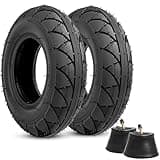 Heavy-Duty 200X50 Tire & Inner Tube Set, 8"x2" Electric Scooter Tire Tubes Replacement Compatible with Razor E100, E150, E200, Dune Buggy, Power Core E100, Crazy Cart, PowerRider 360 and eSpark 2 Sets