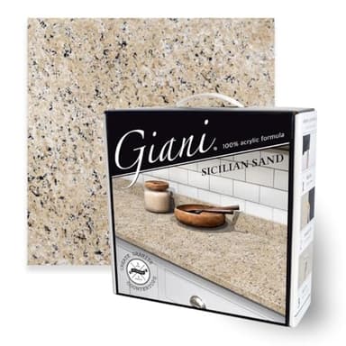 Giani Granite Countertop Paint Kit 2.0-100% Acrylic (Sicilian Sand)
