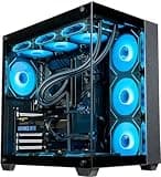 Panorama Gaming PC Desktop (NVD GeForce RTX 5080, Intel 24-Core i9-14900KF Processor, 32GB RAM, 1TB Gen4 NVMe SSD, WiFi 7 + BT, HDMI, Windows 11 Pro) Best 2024 Prebuilt Tower RGB Computer for Gamers