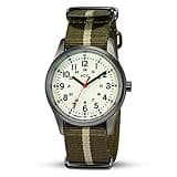 Infantry Glow in The Dark Military Watches for Men Analog Tactical Men's Wrist Watch Luminous Work Outdoor Sport Waterproof Field Wristwatch Green Nylon Band