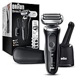 Braun Series 7 7085cc Flex Rechargeable Wet & Dry Men's Electric Shaver with Clean & Charge Station, Stubble & Beard Trimmer