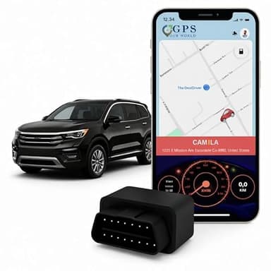 OBD GPS Tracker for Cars – First 3 Months Free, Cancel Anytime. Plug & Play, No Charging Required. 10s Real-Time Location, 1-Year History, Speed Alerts, Global Coverage from $4.99/Month