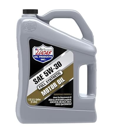 Lucas Oil Synthetic SAE 5W-30 European Motor Oil 5 Liters (Pack of 1