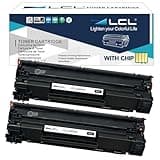 LCL Compatible Toner Cartridge Replacement for HP 35A CB435A 2000 Pages High-Yield for Laserjet P1002 P1003 P1004 P1005 P1006 P1007 P1008 P1009 Laser Printer (Black 2-Pack)