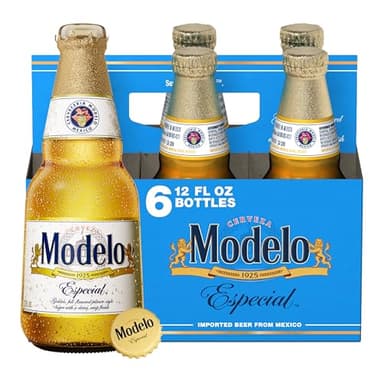 Modelo Especial Mexican Lager Beer, 6 pk, 12 oz bottles, 4.4% ABV