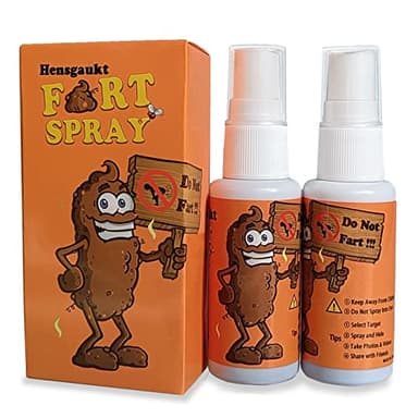 Hensgaukt Stink Fart Spray Extra Strong Smelly Like 14th Century Sewage – Hilarious and Funny Gag and Pranks Game for Boys and Girls (2Packs)