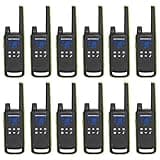 Motorola Solutions T803 Two-Way Radio 35 mi. Bluetooth w/Charging Dock 12-Pack (Lime Green)
