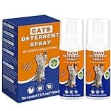 hply tea Cat Deterrent Spray, Effective Training Aid with Natural Ingredients, Non-Toxic Anti-Scratch Formula, Safe Indoor & Outdoor Deterrent for Furniture Protection (2 Pcs * 100 ML) 7.0 OZ Orange