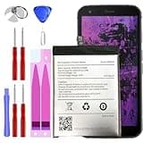 [4200mAh] Cat S62 Battery, High Capacity 0 Cycle Battery for Cat S62 Mobile Phone XQ6602G Battery with Professional Replacement Tool Kits