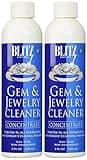 Blitz 653 Gem & Jewelry Non-Toxic Cleaner Concentrate for use in Cleaning Machines, 8 Ounces, 2-Pack