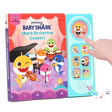 Pinkfong Baby Shark Family Orchestra Concert Sound Book | Interactive Musical Learning Book for Infants and Toddlers 1-3 | Educational Sound Book | Gift for Boys & Girls
