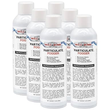 Mold Bomb Fogger – Mold Stain & Odor Fogger – Deep Penetrating Room Treatment for Affected Areas – DIY Cleanup Solution (6 Pack)