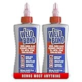 Weldbond Non-Toxic Multi-Surface Glue that Bonds Most Anything! Use as Wood Glue or for Crafts Glass Ceramics Mosaic Fabric Tile Porcelain Pottery Stone Jewelry Furniture & More. 5.4oz /160ml 2-Pack