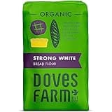 Doves Farm Organic Strong White Bread Flour | British Sourdough Bread & Roll Making Flour | Ideal for Artisan Breadmaking | Unbleached Bread Flour | 52.91 Oz (1.5kg)