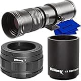Ultimaxx 420-800mm f/8.3-16 Super HD Telephoto Zoom Lens for Nikon Z5,Z6,Z6II,Z7,Z7II,Z9,Z50,ZFC Mirrorless Cameras & Other Z-Mount Cameras & Basic Bundle - Includes: T-Mount to Z-Mount Adapter & More