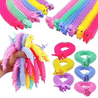 20 PCS Stretchy Fidget Toy,Colorful Stretchy Strings Fidget Toy for Children's Day Gift,Kids,Adults,Boys,Girls,Stress Relief,Calming and Relaxing Present