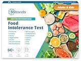 5Strands Food Intolerance Test, 640 plus Items Tested, Food Sensitivity at Home Test Kit for Adults & Kids, Accurate Hair Analysis, Results in 5 Days