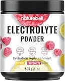 Electrolytes Powder No Sugar, 500g(76 Servings) | Keto Fast Hydration Powder, Carnivore-Friendly Electrolyte - 1000mg High Potassium, Minerals & Coconut Water - Raspberry Lemonade Flavor