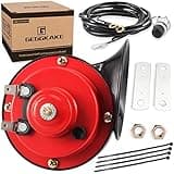 Geggkake Universal Golf Cart 12 Volt Horn Kit Fits Club Car, EZGO, Ya-ma-ha Golf Carts or UTV Boat