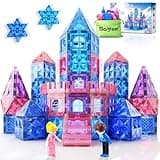 Diamond Magnetic Building Blocks - Frozen Princess Toys for 3-8 Year Old Girls & Boys - 3 4 5 6 Year Old Girl Birthday Xmas Present