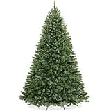 Casafield 9FT Realistic Green Spruce Artificial Holiday Christmas Tree with Sturdy Metal Stand