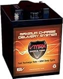 VMAXTANKS 6 Volt 225Ah AGM Battery: High Capacity & Maintenance Free Deep Cycle Battery for Golf Carts, Solar Energy, Wind Energy.