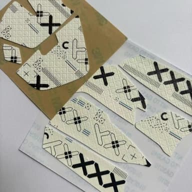 Mouse Anti-Slip Grip Tape Full Skin Cover Compatible with Logitech G502 x Gaming Mouse (G502 X White)