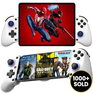 MAJESTECH [HOT NEW D11 Phone Controller For iPhone/Android/Tablet/iPad/Switch, Play Call of Duty, Roblox, Xbox Cloud, Wireless Bluetooth Mobile Gaming Controller iPhone 16 15 14 13 Samsung Google