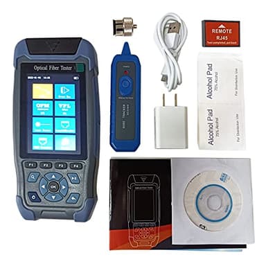 D YEDEMC Mini-Pro 1310/1550nm SM OTDR Mulit-Function Tester Built in OPM/OLS / RJ45 Test/VFL Test Rang 5m-60Km Dynamic Range 24dB/22dB Connector APC (YD-3000-APC)