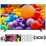 LG 55UT7570PUB 55-Inch UT75 Series LED Smart TV 4K (2024) Bundle with Deco Mount 37"-100" TV Wall Mount + Tech Smart USA Premiere Movies Streaming +6-Outlet Surge Adapter & More