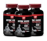 SKIN CARE SOLUTIONS Focus Booster - Nitric Oxide Unique Complex - GKG Nitric Oxide Muscle Recovery, AKIC Nitric Oxide Workout Energy, Nitric Oxide Tablets for Fitness, AAKG High 3 Bottles 270 Tablets