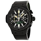 Hublot Big Bang Ayrton Senna Matte Black Dial Black Rubber Mens Watch 315.CI.1129.RX.AES09