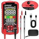 Smart Auto Digital Multimeter,Measurement,USB Rechargeable TRMS 9999 Count multimeter,Measures AC/DC Voltmeter,Current,Resistance,Capacitance,NCV,Diode,Voltage Tester，Automatic multimeter Digital