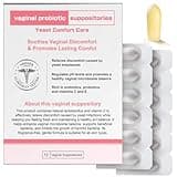 Nahid Vaginal probiotic Suppository, hyaluronic Acid Suppositories, Vaginal moisturizer, PH Balance, Restores Healthy Vaginal Odor, Yeast Comfort Care (12 Inserts)