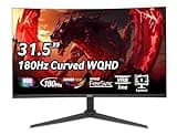 Acer Nitro 31.5" WQHD 2560 x 1440 1500R Curved PC Gaming Monitor | AMD FreeSync | Up to 180Hz Refresh | 1ms VRB | Speakers | 1 x Display Port 1.4 & 2 x HDMI 2.0 | XZ320QU S3bmiiphx
