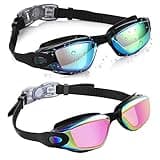 Aegend Kids Swim Goggles, Pack of 2 Swimming Goggles for Children Boys & Girls Age 3-14