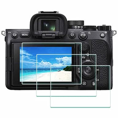 ULBTER Screen Protector for Sony Alpha ZV-E10 II ZVE10 II/ZV-E1 ZVE1 A7 IV Alpha 7 IV A7IV 7IV Camera, 0.3mm 9H Hardness Tempered Glass Cover Anti-Scrach Anti-Fingerprint [3 pieces]