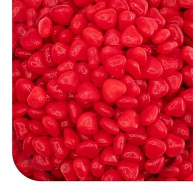 Cinnamon Hearts - 2 Pound Bulk Pack - Spicy Hard Candy - Heart Shaped Cinnamon Candy for Dessert Decoration, Buffets and Everyday Snacking - Nostalgic Red Candies