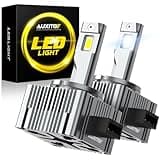 AUXITO D1S D1R Bulbs, 24000Lumens 120W 6000K White 500% Brightness, Xenon HID Replacement Lights, Plug and Play Fog Light Bulbs, Pack of 2