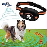 PLOJOP 2 in 1 Multifunction GPS Wireless Dog Fence with Outdoor Pet Barrier, Range 97-3280ft, Adjustable Warning Strength, Training Collar & Electric Fence System for Dogs